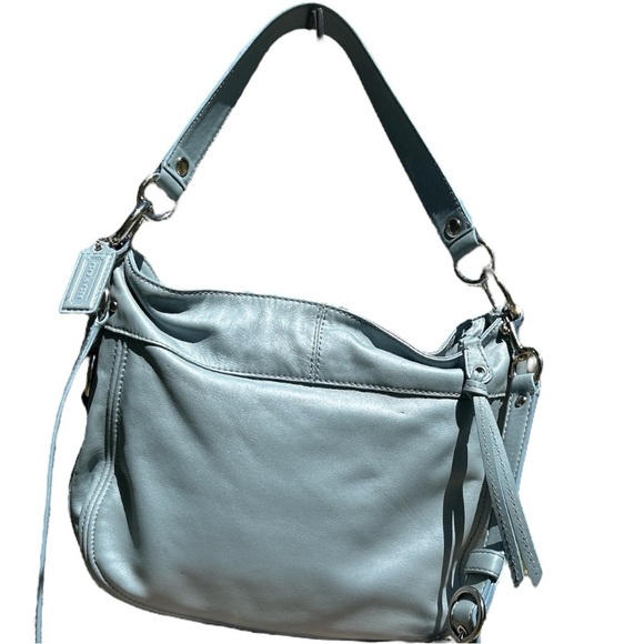 Coach Legacy Crossbody Bag | Sky Blue Leather | Vintage 2009 - Picture 5 of 16